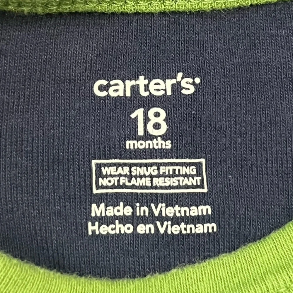 Carters Toddler Boys 18M Pajama Set Lot 4 Snug Fit Cotton 2‎ Piece Pajamas
